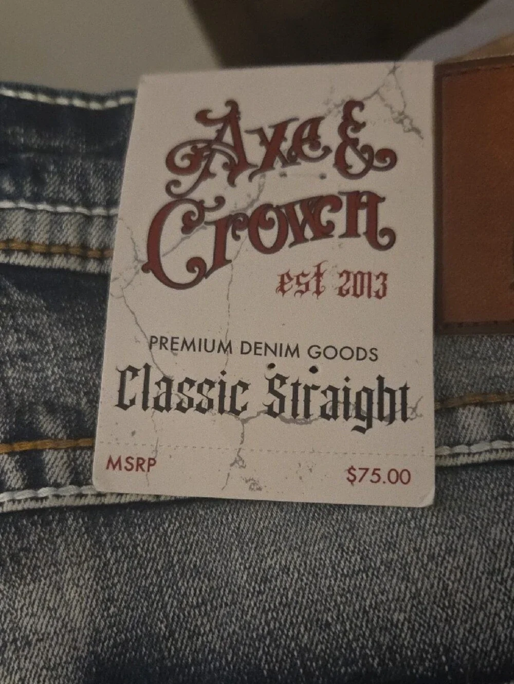 Axe & Crown Light Blue Slim-Straight Jeans for Men